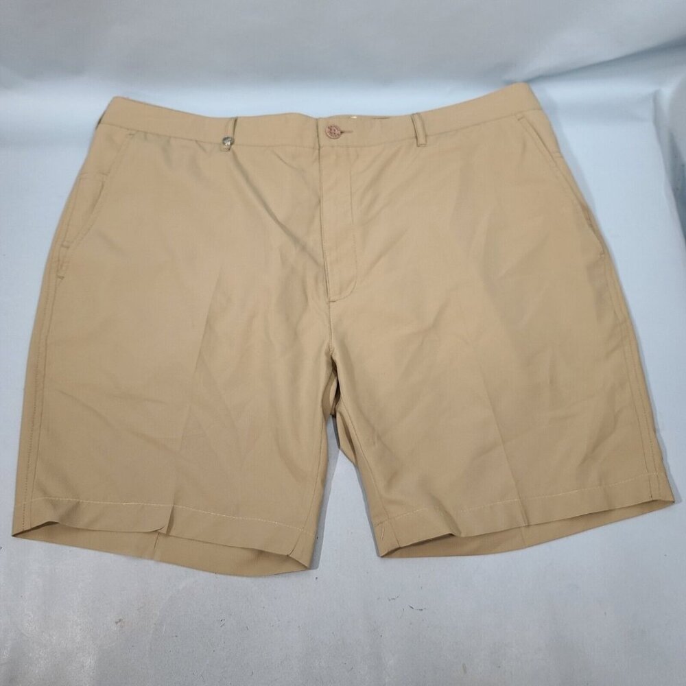Kartel 8" Bermuda Shorts Men's Size 40 Tan Ripstop Polyester
